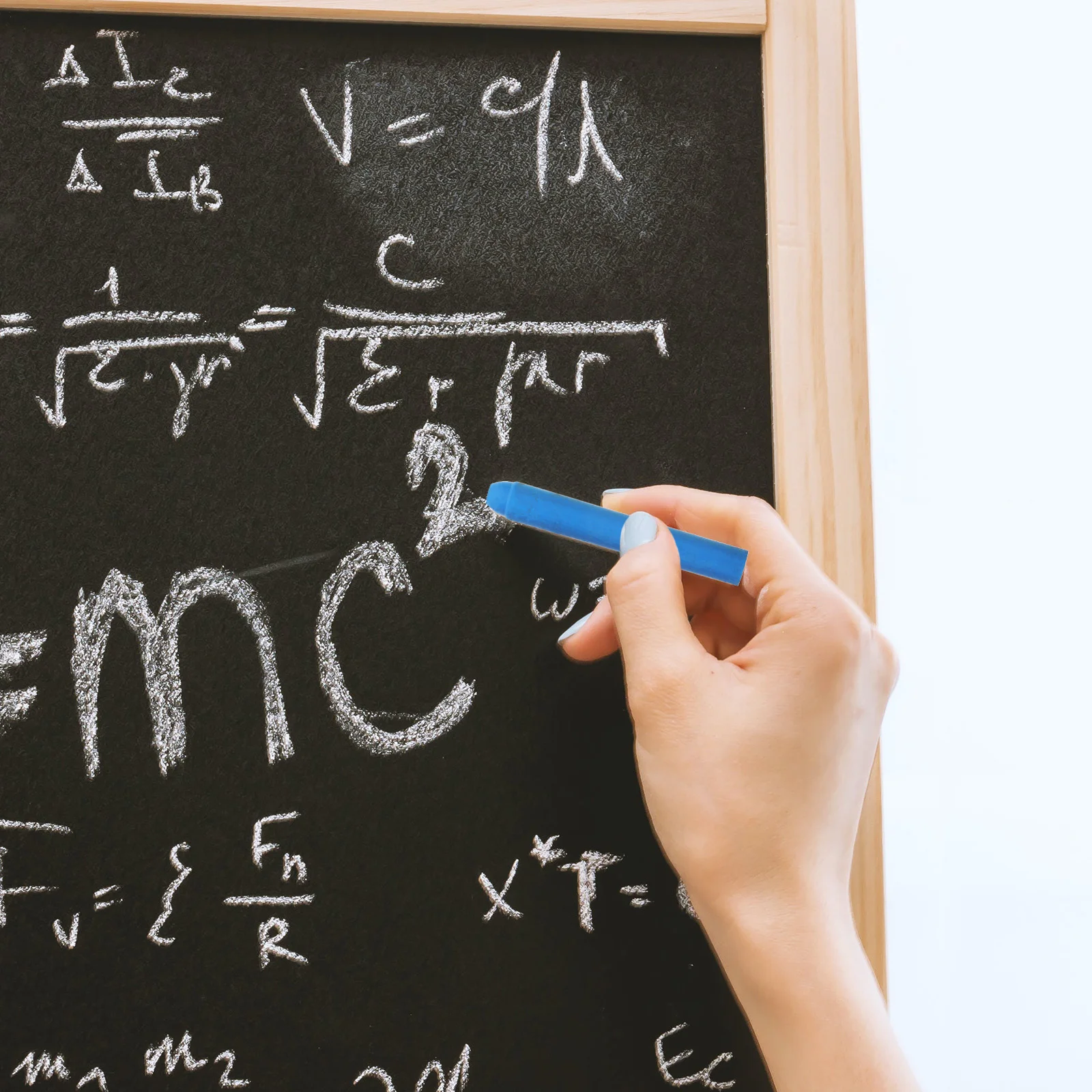 20 Pcs Colored Chalk Pencils for Chalkboard Washable Set Sidewalk Teacher Portable Toner Multi-function