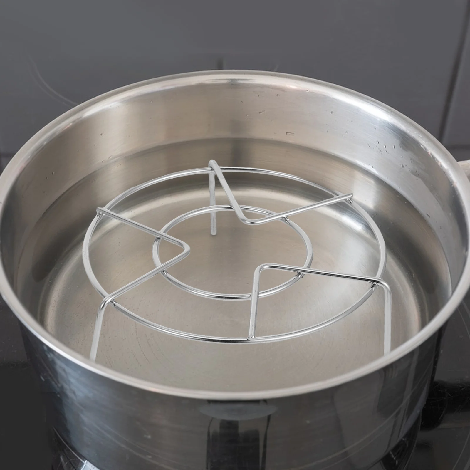 

3pcs Stainless Steel Steaming Rack 16Cm Diameter Multi-Use Egg Holder Cooking Stand For Pot Electric Pressure Cooker Soup