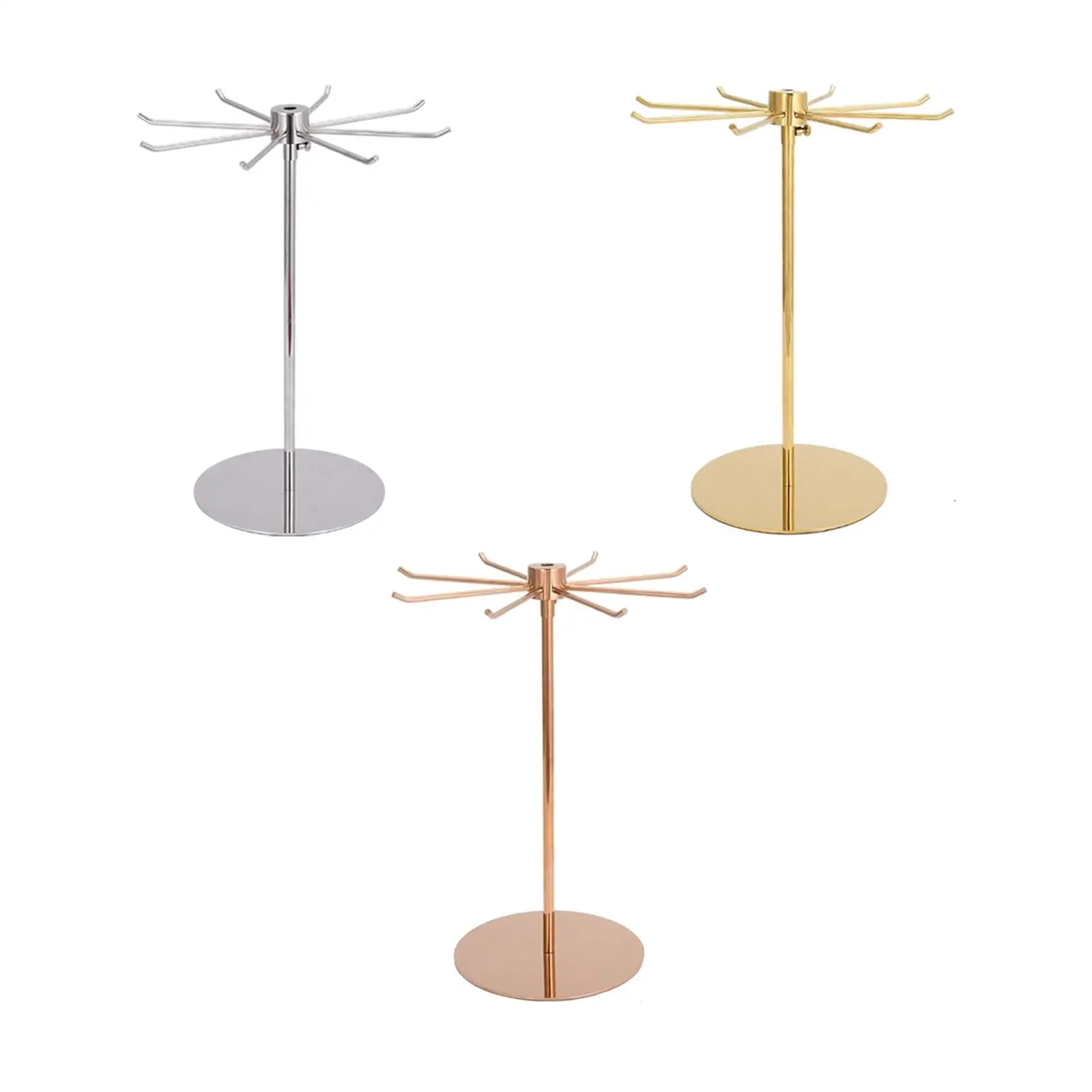 

Rotatable Jewelry Display Stand Multiuse Portable Sturdy Jewelry Display Rack