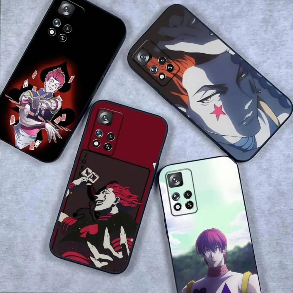 

Hisoka HXH Hunter Phone Case For Samsung S 25,24,23,22,30,21,10,9,Ultra,Plus,Lite,FE,4,5G Black Soft Case