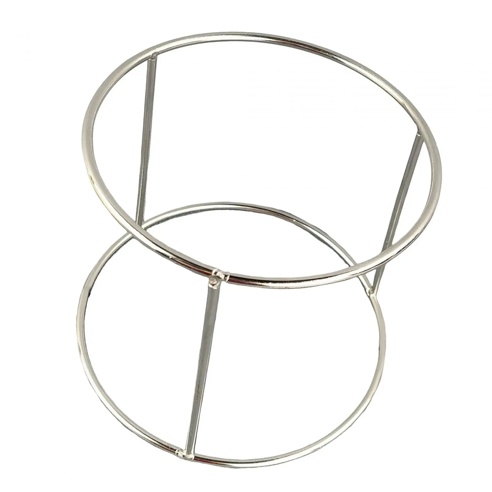 Seafood Serving Plate Rack BBQ Platter Dish Rack Stainless Steel Durable Multipurpose Round Storage Stand for Seafood Restaurant