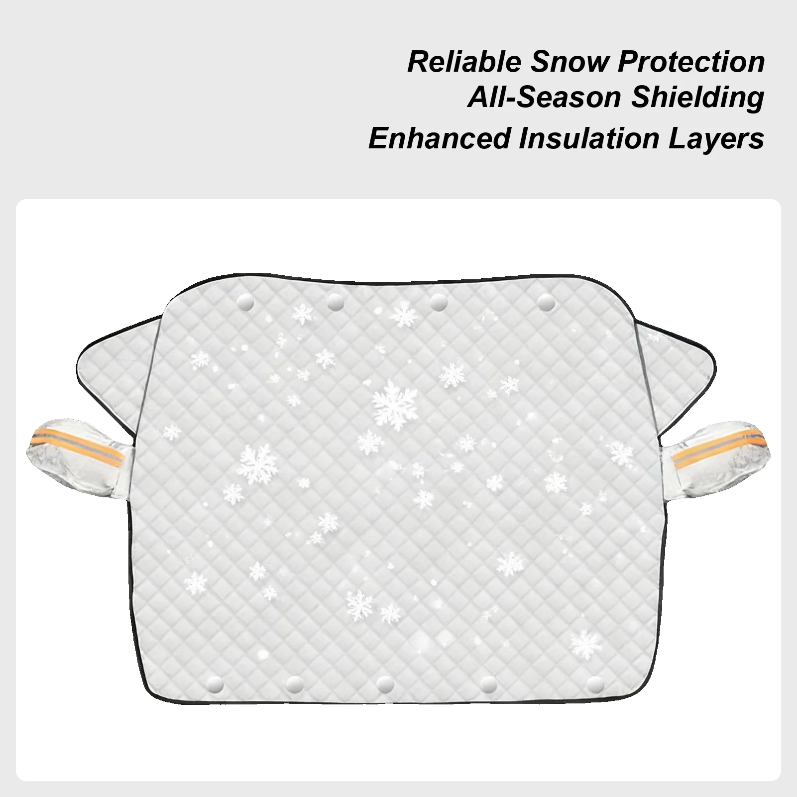 

Windshield Snow Cover 3 Layers Magnetic Windproof Auto Exterior Supplies Winter Windshield Covers For Escape Cold Ice Frost Rain