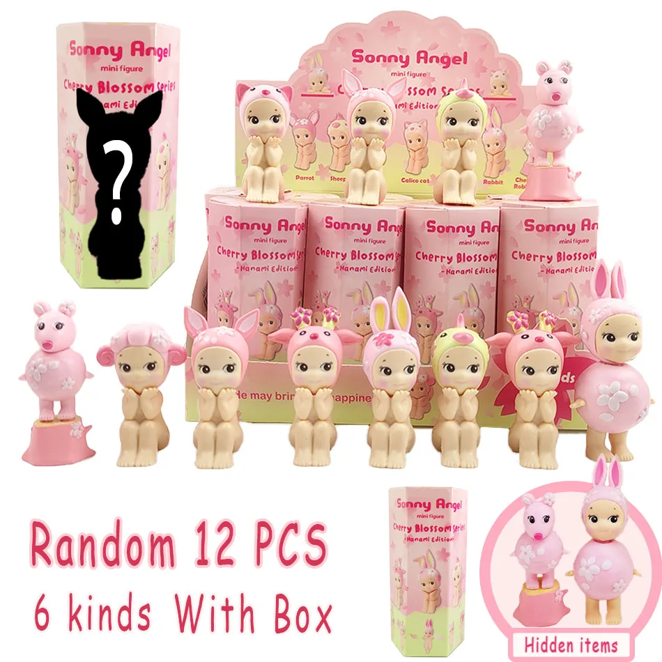 NewCherry Blossom Series Caixa Cega Hippers Mini Figura Cherry Blossom Series Action Figure Brinquedos Para Fãs Crianças Presente de Natal