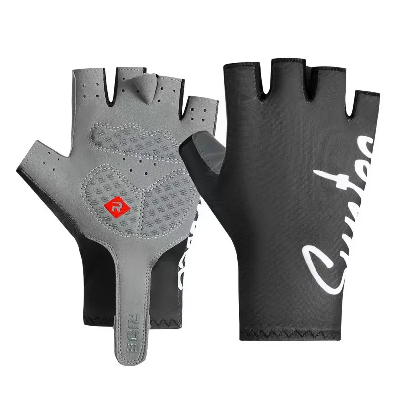 قفازات الدراجات للرجال والنساء بدون أصابع شبه أصابع قفازات صيفية للدراجات الجبلية ملحقات الدراجات النارية ركوب الدراجات في الهواء الطلق