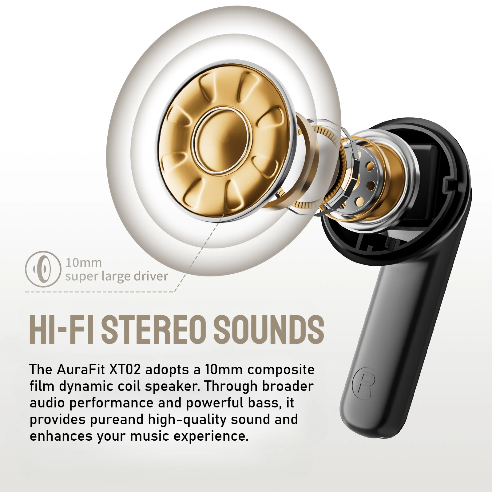 Monster AURA XT02 ANC سماعات بلوتوث 5.4-32dB سماعة رأس بخاصية إلغاء الضوضاء النشطة ألوان متدرجة سماعات أذن لاسلكية TWS