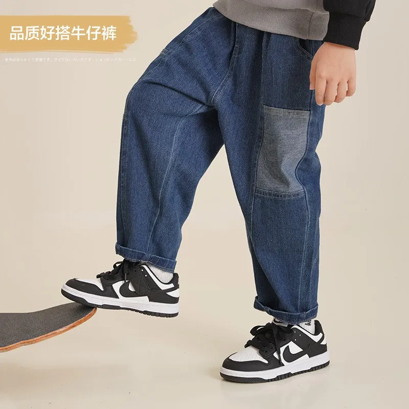 Boys jeans autumn spring and autumn new children's clothes children baby long pants