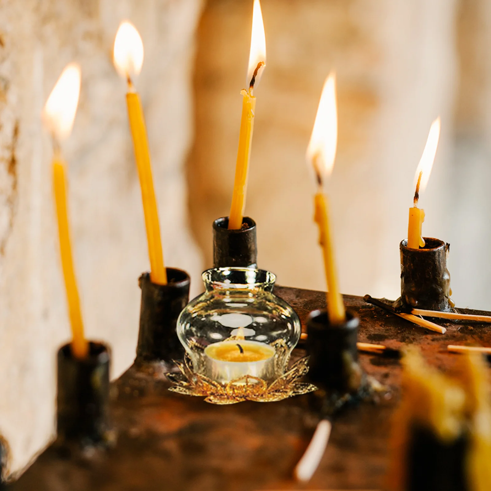 

Glass Lampshade for Lamp Retro Oil Light Cover Decorative Home Accessory Softens Light Eye Protection Safe Glass