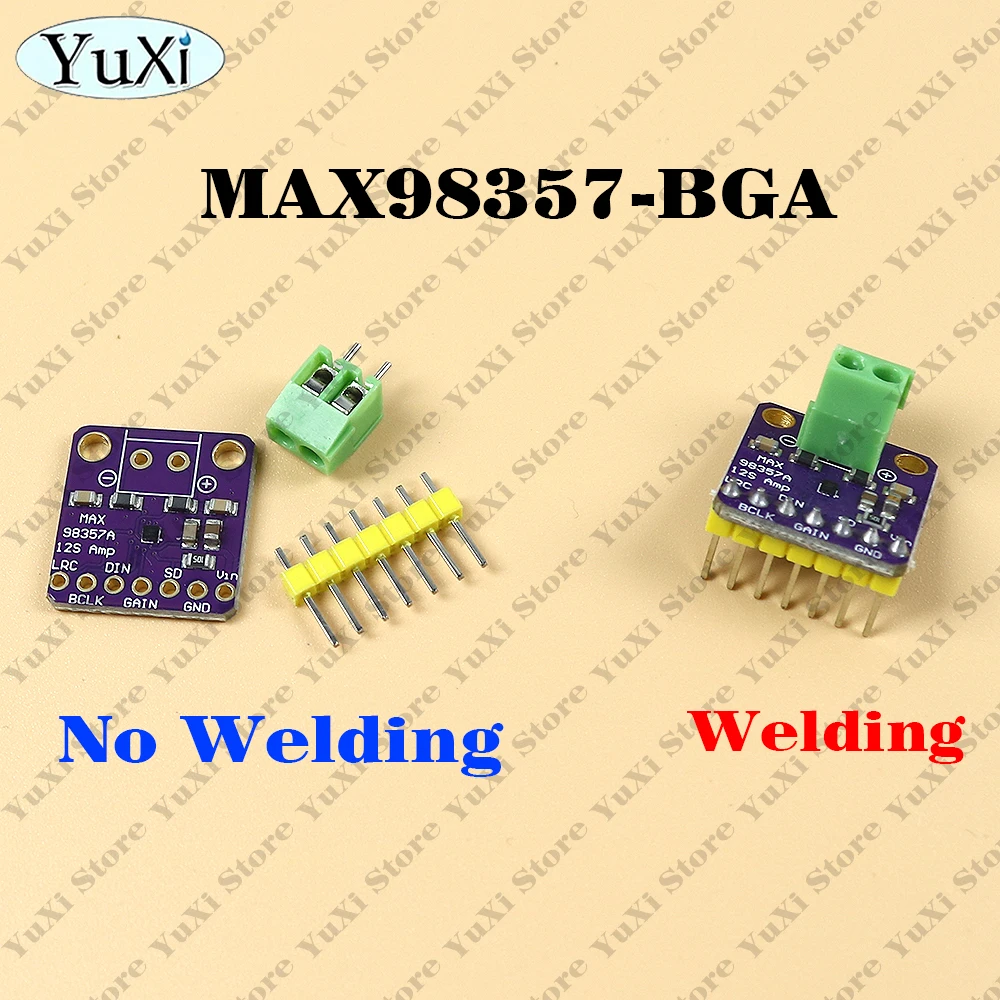 1-4pcs Max98357 I2S 3W Class D Amplifier Breakout Interface Dac Decoder Module Filterless Audio For Esp32 ESP8266 Raspberry Pic