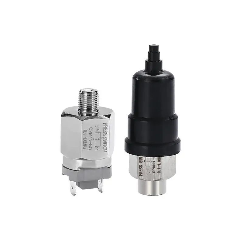 1Pcs QPM11 NO NC Air Pressure Switch Adjustable 0.1-1Mpa Hydraulic Diaphragm for Commercial Pneumatic Tools
