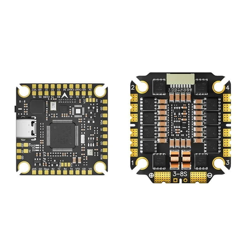 SkyDElFor Aocoda-RC F465 V3 Stack F405 V3 3065AM32 65A 4in1 ESC 30x30mm 3-8S Per FPV Freestyle