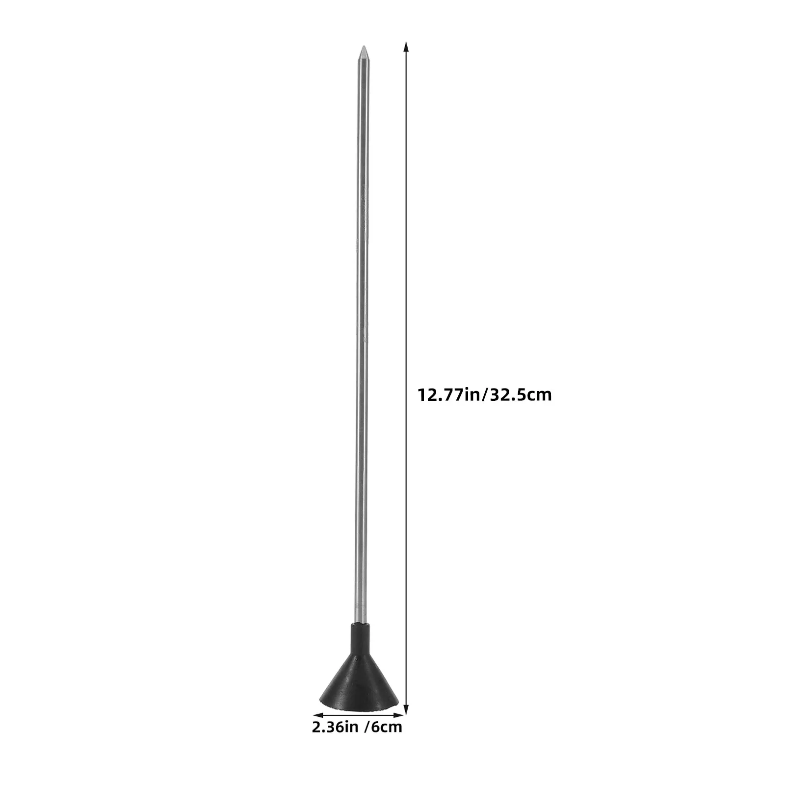 Stainless Steel Listening Rod 30Cm Leak Detection Tool Underground Pipeline Inspection Household Plumbing Maintenance Acoustic