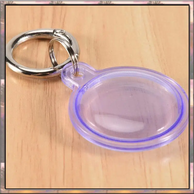 BAAZ HOT 4 Pack Protective Case For  Airtag Silicone Keychain Compatible With Air Tag Holder With Key Ring