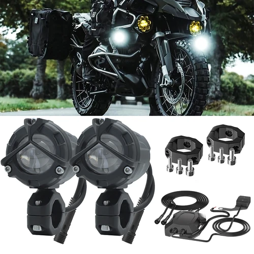 Luces antiniebla LED, barra de foco para coche, motocicleta, ATV, luz de trabajo, faro, lente de proyector LED, accesorios todoterreno 4x4