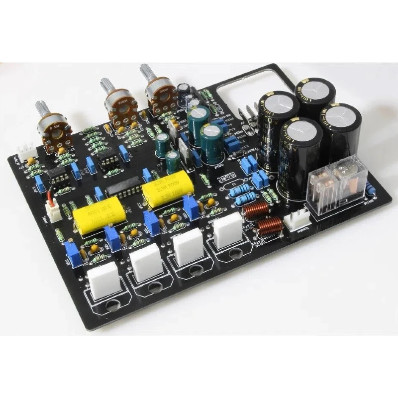 SOTAMIA LM3886 Parallel 2X150W Dual Channel Combined Power Amplifier Board Pre Stage Tone Post Stage Power Amplifier
