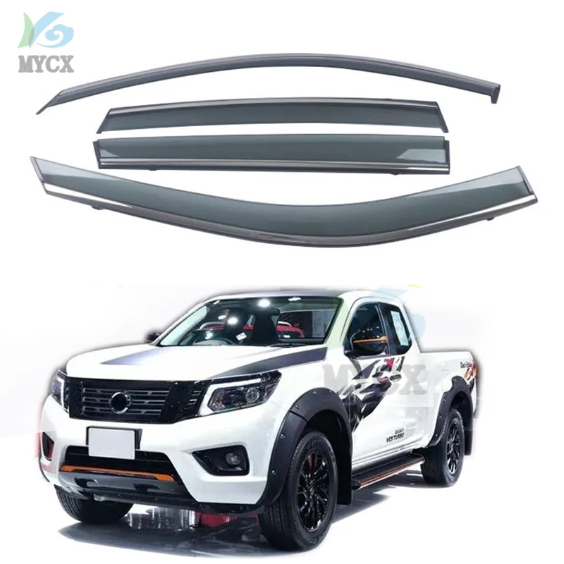 ACCESSORIES FIT For Nissan Navara NP300 ST 2019 2020 2021 2022 WINIDOW VISOR RAIN GUARD DEFLECTOR SHADE WEATHER SHIELDS