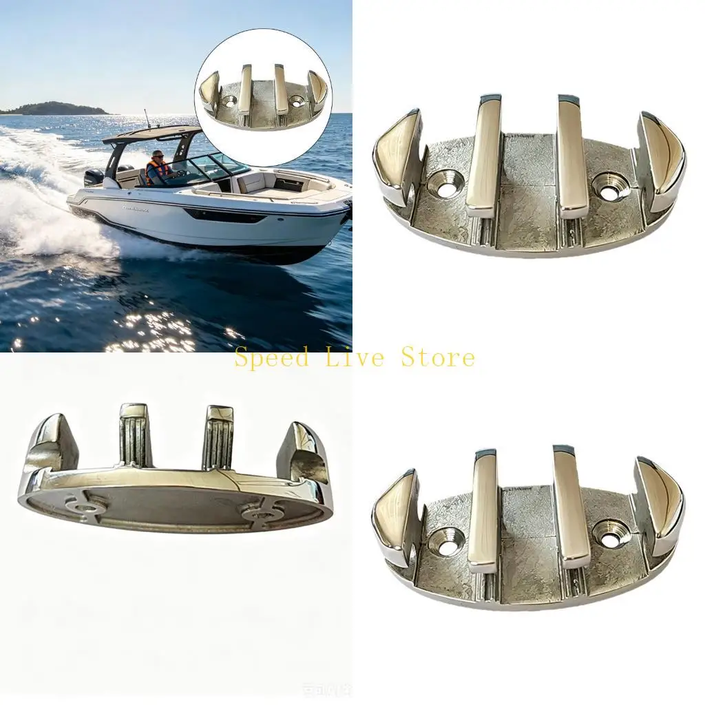 547C 316 Stainless Steel Mooring Cleat Perfect For Kayaks Canoes And Small Vessels Strong And Rustproof