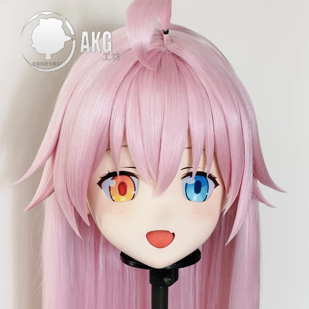 

(AL215)Customize Character Crossdressing Female/Girl Resin Full/Half Head With Lock Anime Cosplay Japanese Animego Kigurumi Mask