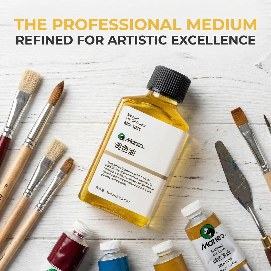 Toning Oil Thinner Oil Paint Medium Thinner 100ml Toning Oil Cleaning Liquid Pen Washing Liquid Toning