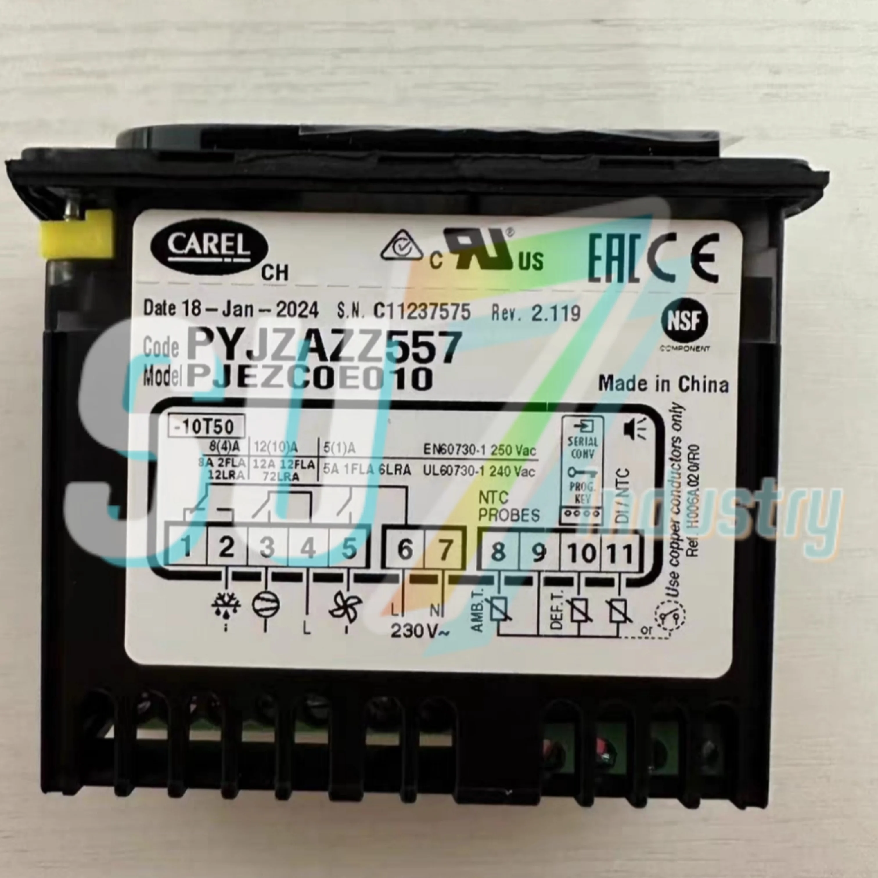 PJEZC0E000 PJEZC0E010 PJEZC0EW00 Controlador de temperatura Nuevo en caja