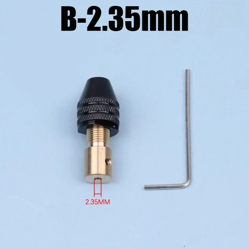 Universeller Mini-Bohrfutter-Spannzangensatz für elektronische Bohrmaschinen, multifunktionales Mikro-Elektrobohrwerkzeug-Set, Spannzange 2, 2,35, 3, 3,17, 4, 5 mm – Detail 5