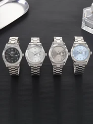 Fashion Sports Watches Men Business Stainless Steel Watchband Calendar Week Display Reloj Masculino Leisure Clock WristWatch