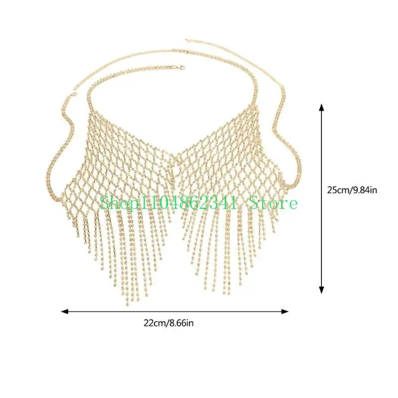 5ASD Women Rishonesons شرابات المحاصيل أعلى ملهى ليلي الرسن سلسلة الجسد