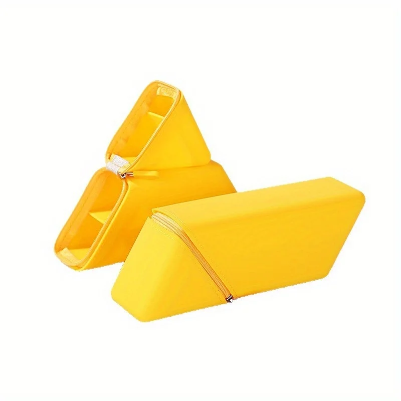 1 مقلمة سيليكون عصرية، صندوق رصاص مكتبي قابل للطي بسعة كبيرة وقابل للتوسيع مناسب للمكتب والدراسة #3