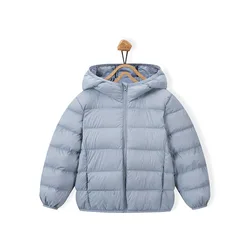 Fall and Winter New Children's down Jacket Boys Girls Big Boys Thickened Warm Hooded Children's Bread Clothing down Jacket