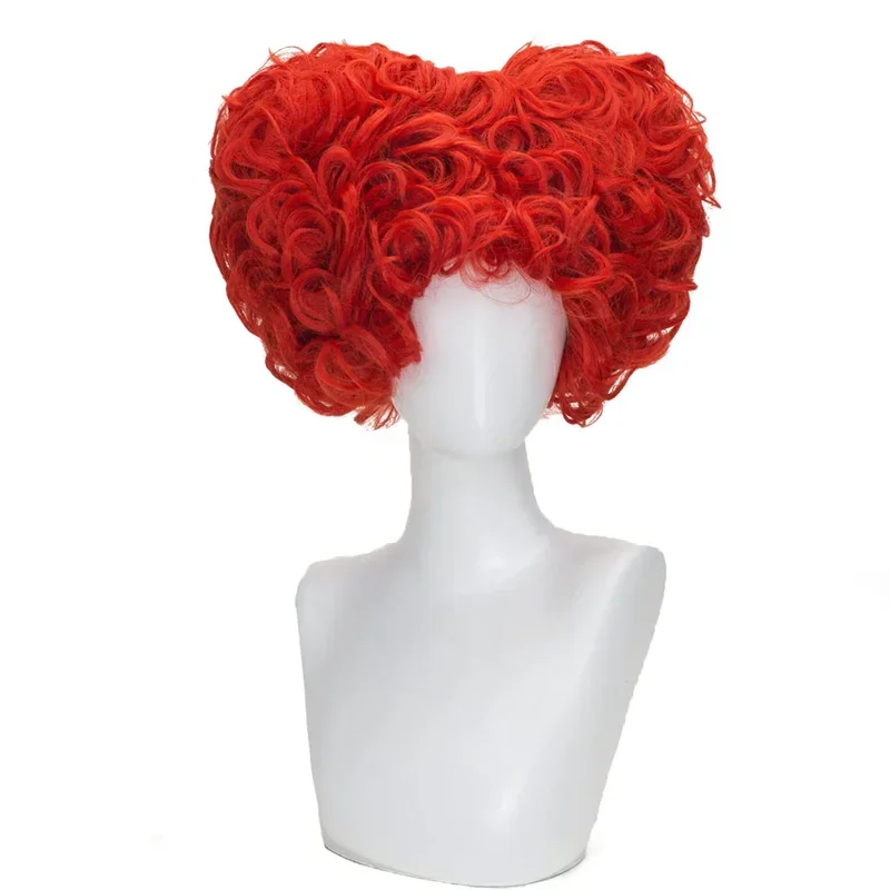 

MN1 Synthetic 10inch Curly Heart Shape Cosplay Women Costume Wig for Halloween Christmas School Thanksgiving Day9*Jy