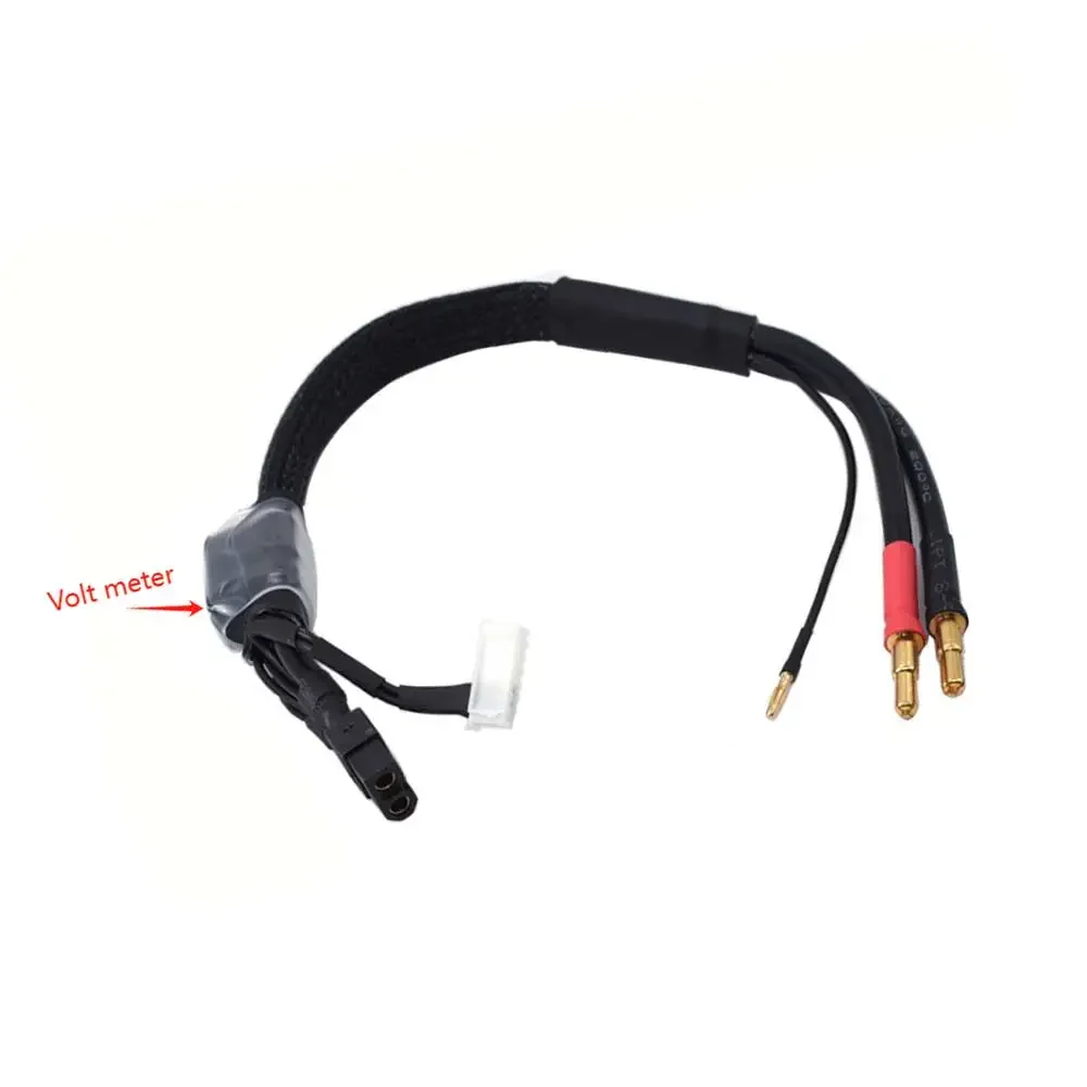 

Hot team Volt Meter 2S Balance Charging Lead 4mm & 5mm Multi Bullet Plug 10AWG 300MM
