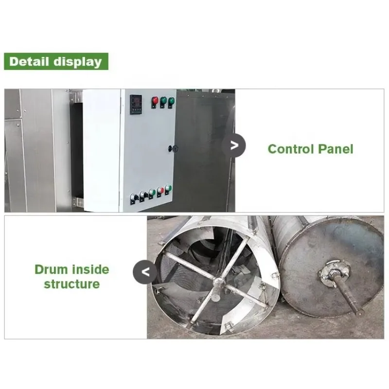 

Газовая роторная соя какао арахисовая печь 250 кг/ч миндальный цыпленок кунжут 500 кг машина электрическая жаровня какао-солода