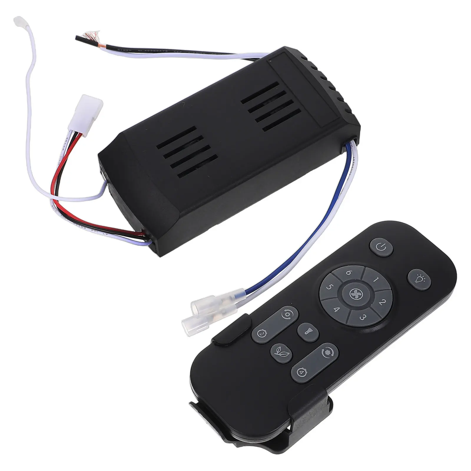 1Set Universal Dc Ceiling Fan Remote Control 6-Speed Timing Function Wireless Receiver Kit Fan Controller