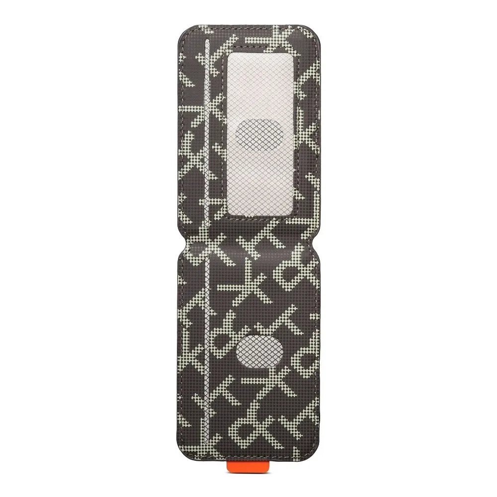 Magnet Card Holder Faux Leather Printed Pattern Leather Card Case RFID Anti-Skimming Card Slot Design RFID Blocking Wallet