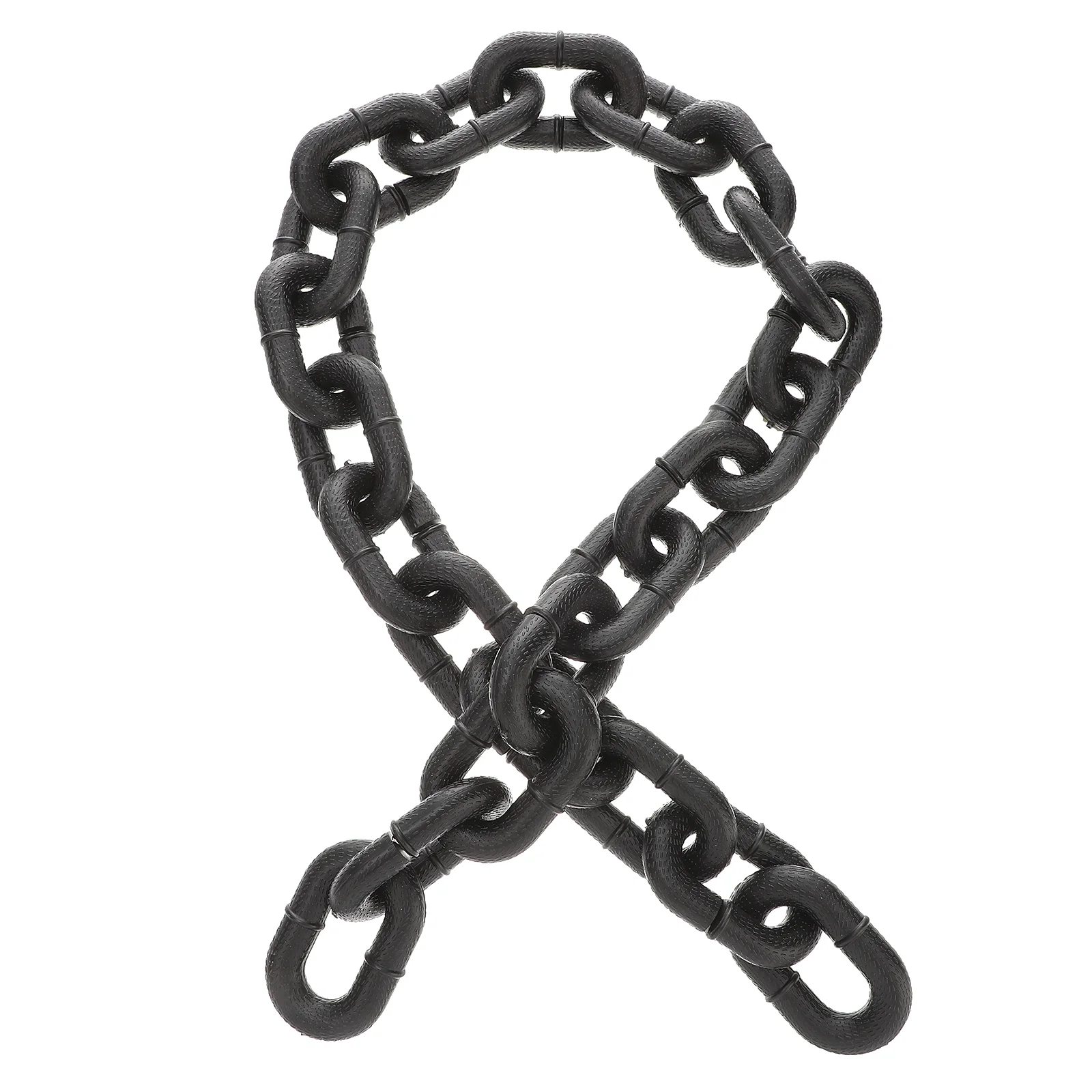 Simulated Iron Chain Plastic Fake Cosplay Accessory Halloween Prop Decoration Clothing