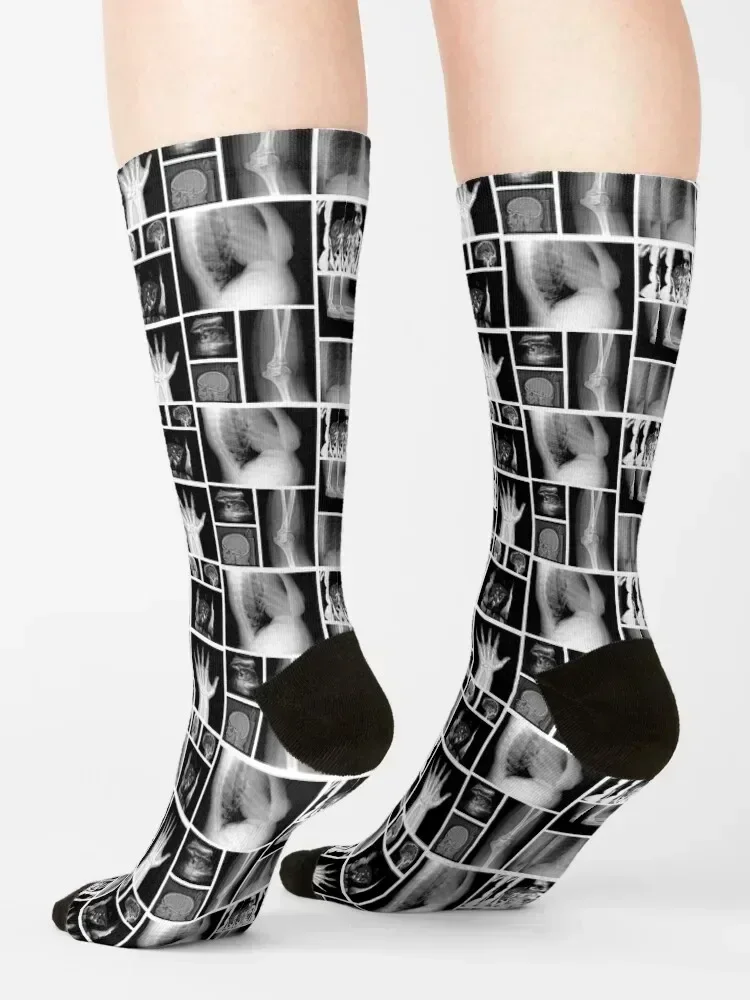 Trapped in my Body - X-Ray Hand Socks Stockings kawaii retro Lots Socks For Men Women's