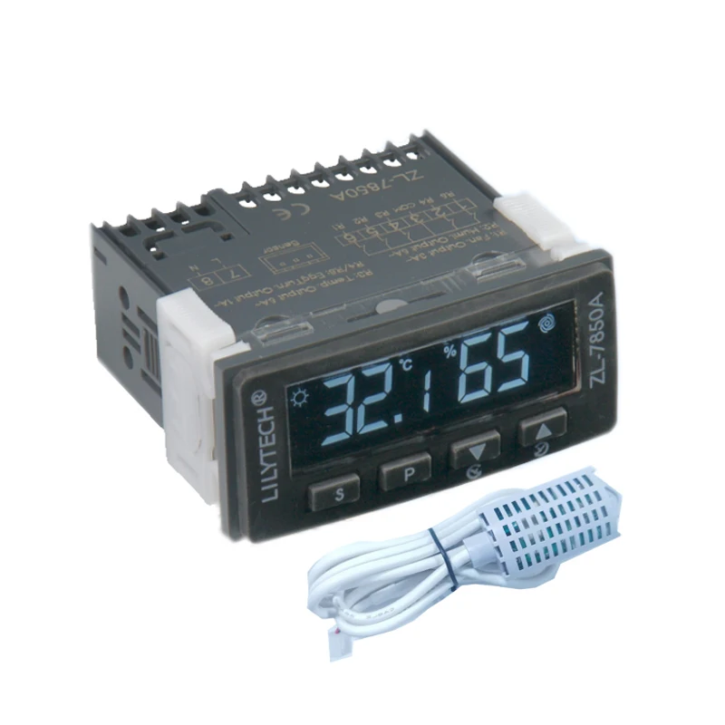 

ZL-7850A, Incubator Cheese Sausage Deposit Control, Humidity Temperature Controller, Hygrostat Thermostat, Lilytech Humidistat