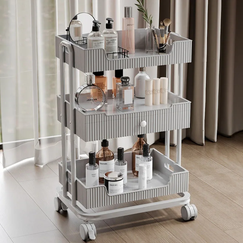 Beauty Salon Trolley Elegant Hairdresser Cart Stations Furniture Cosmetologist Medical Drinks Utility Auxiliary Marquesa