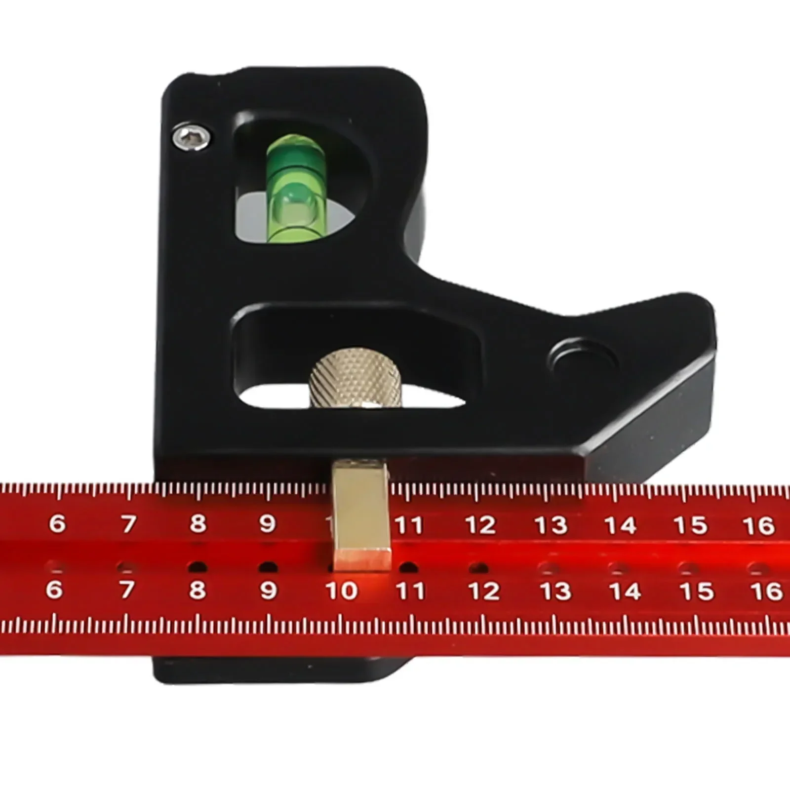 Lightweight For Amateur DIYers Angle Ruler Positioner Movable Scale Groove Design Scale Locator Stainless Steel