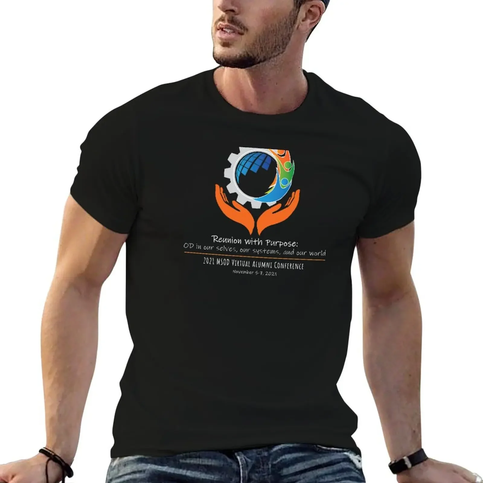 MSOD 2021 Virtual Conference (Best for dark backgrounds) T-Shirt vintage oversizeds mens t shirts top quality