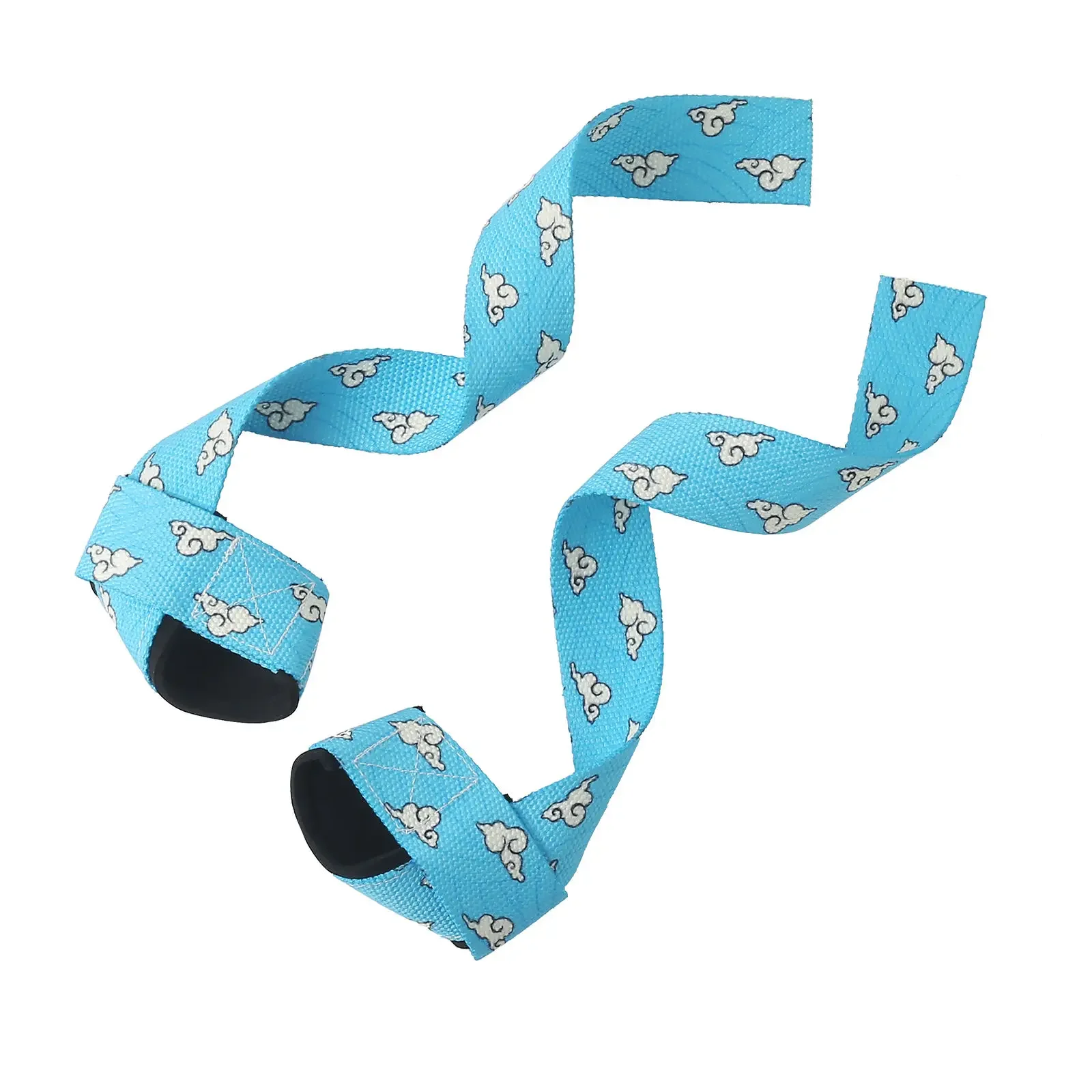 Cloud Blue Anime Wrist Wraps Gym Support Weight Lifting Comfortable Flexible Protector Powerlifting Weightlifting Support