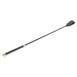 63cm manico in metallo Top in pelle lungo dritto frusta equitazione Crop Flogger Paddle Slapper Horse Training Dressage fruste muslimah