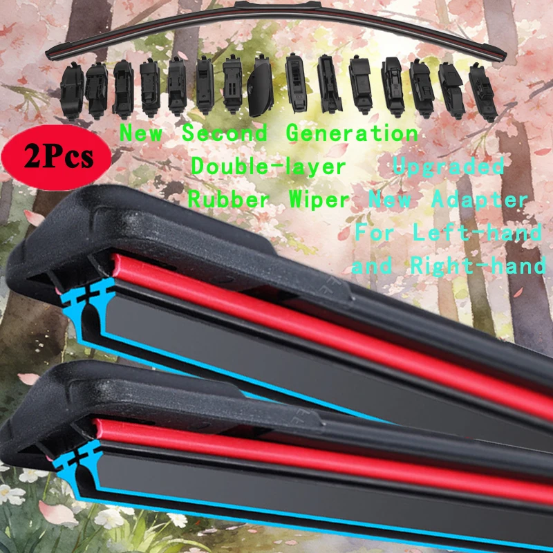 

For Mercedes Benz GLC Class X253 C253 X254 C254 2015-2024 Car Windshield Wiper Blade Front Windscreen Brushes Washer Accessories