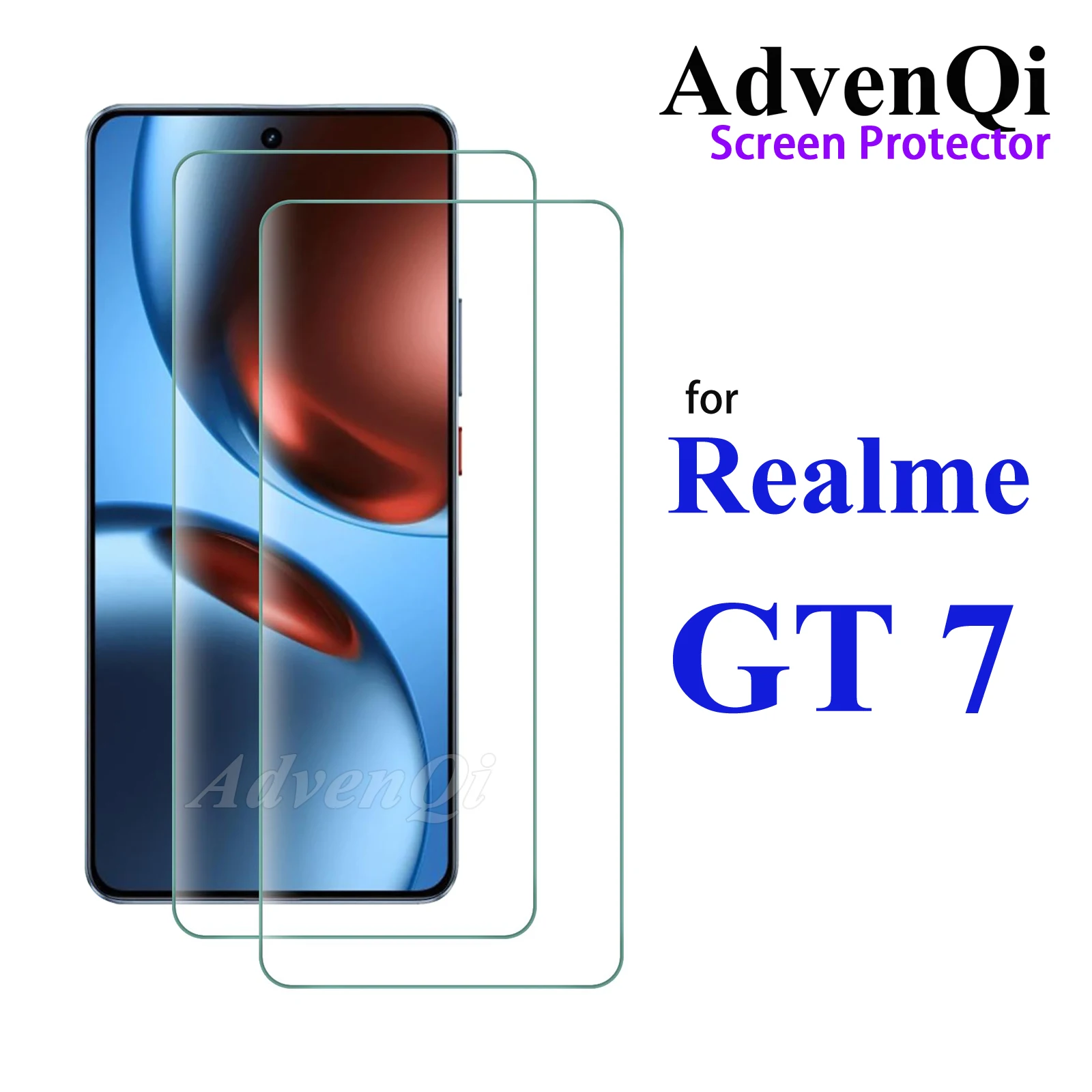 Für Realme GT 7 Displayschutzfolie aus gehärtetem Glas, Kristallklar, HD Mica 9H, schützend, kratzfest, hüllenfreundliches Design