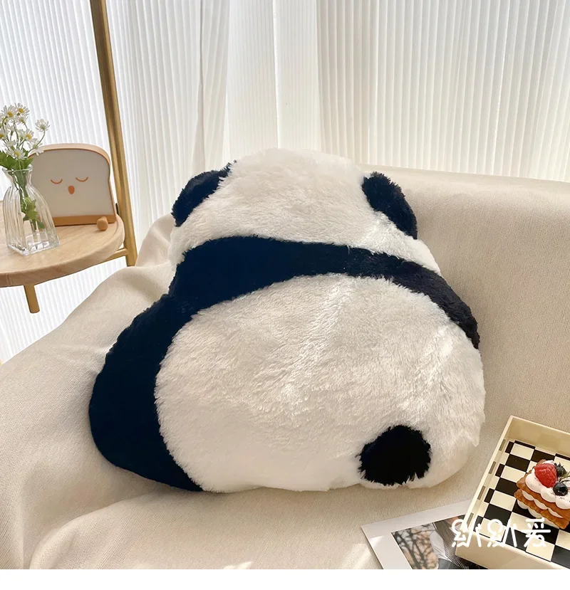 

Panda back throw pillow doll cute cream wind sofa living room bedside bay window back pillow office cushion