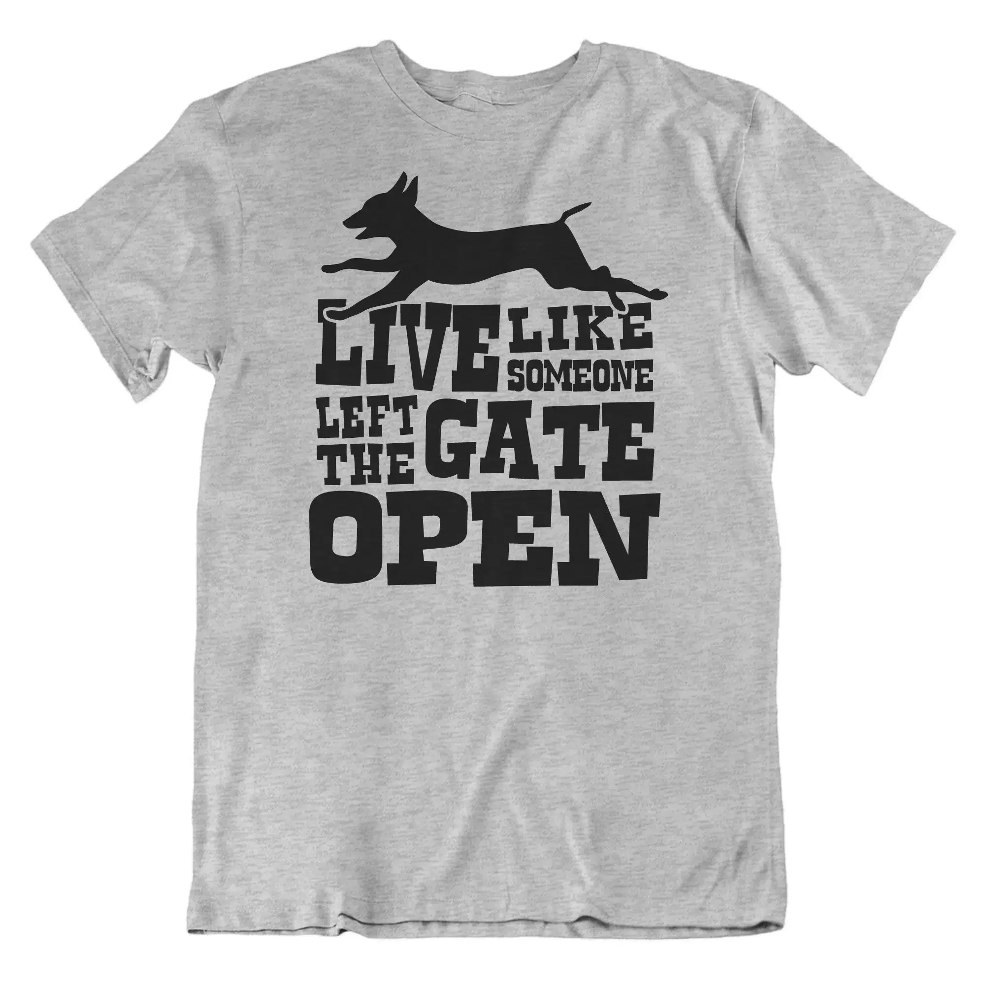Live Like the Gate s Open T Shirt Funny Mens s Novelty