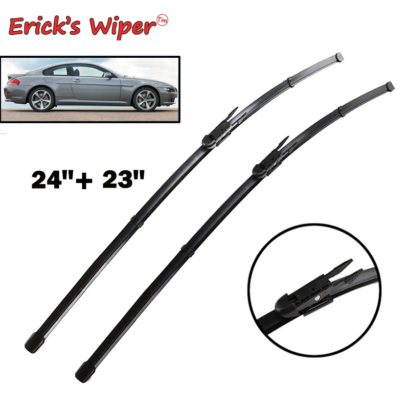 Erick's Wiper LHD Front Wiper Blades For BMW 6 Series M6 E63 E64 2003 - 2010 Windshield Windscreen Window Rain Brushes 24