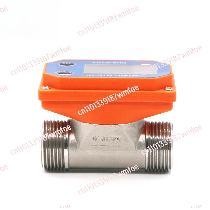 Industrial digital flowmeter Water meter Large flow electronic sewage pipe sensor Liquid meter Stainless steel