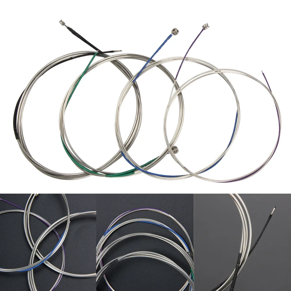 German Silver Instrument String  C-G-D-A Cellos Instrument String Long-lasting for Full Size 4/4 3/4 Gifts for Beginners