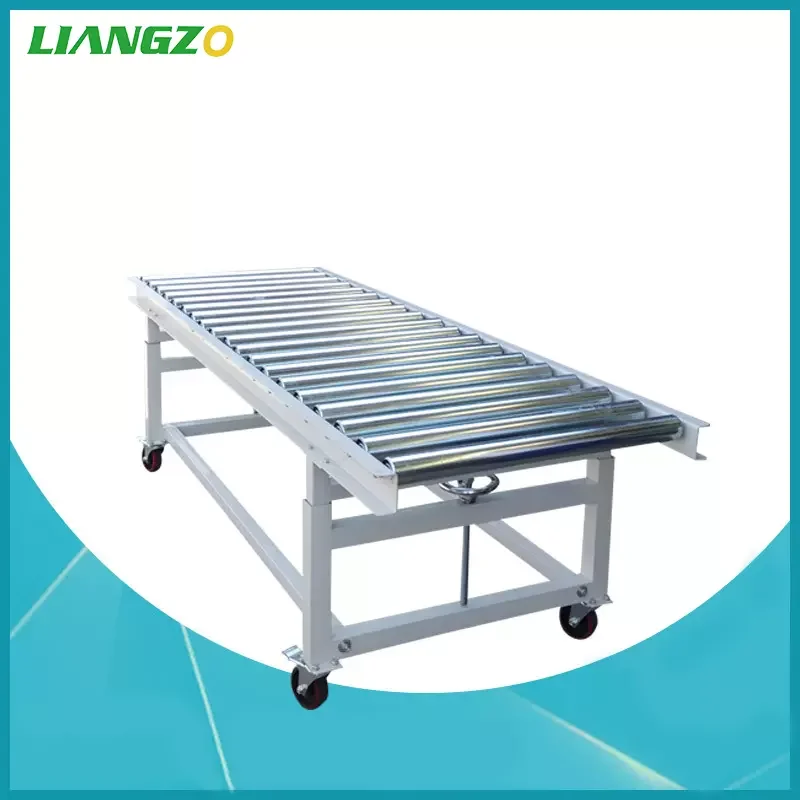 LIANGZO Chain Driven Pallet Conveyor Table System For Assembly Line