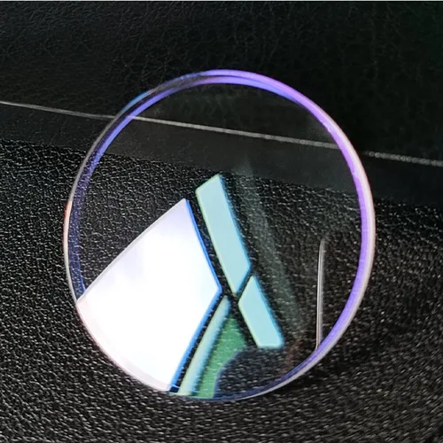 Imagen 2 del producto Película de recubrimiento de luz azul, cristal de reloj Mineral de doble cúpula de 2,0mm, repuesto redondo de 28mm a 42,5mm, piezas de herramientas de reparación de vidrio de reloj